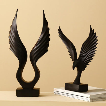 Winged Angel Statue for Home Decoration