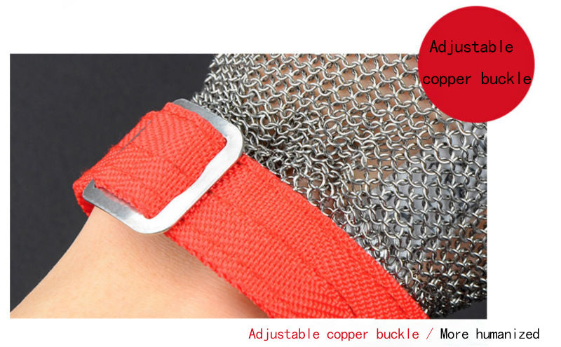 Cut-Resistant Mesh Gloves in Stainless Steel