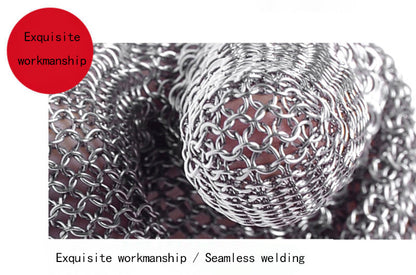 Cut-Resistant Mesh Gloves in Stainless Steel