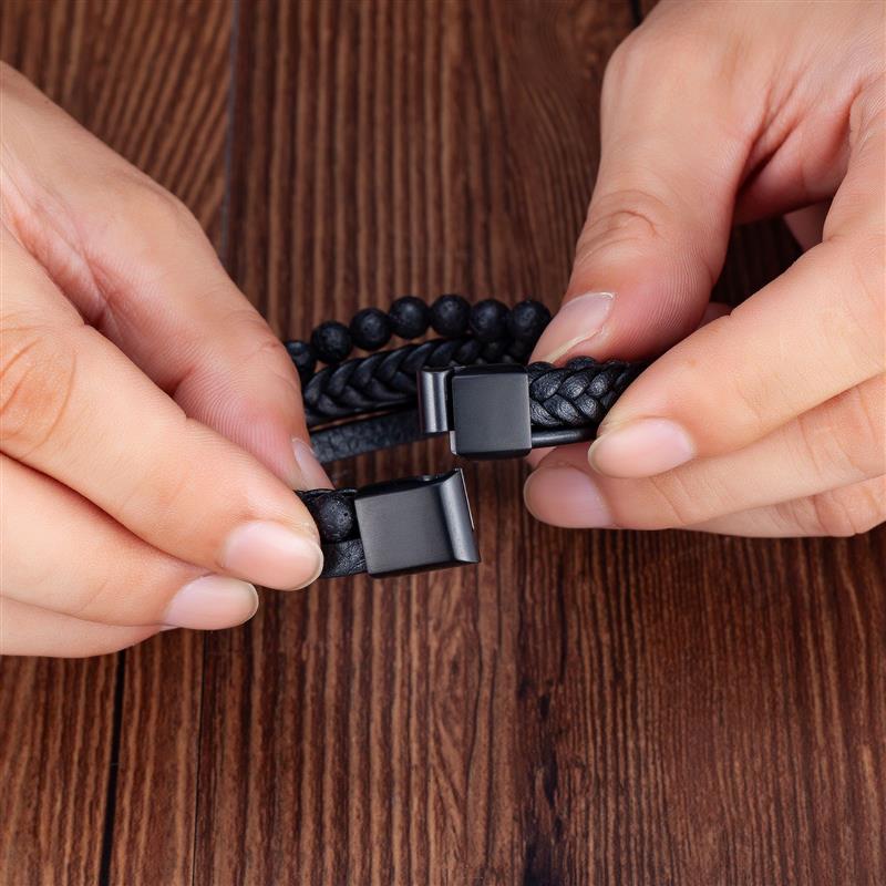 Elegant Charm Bracelet with Magnetic Closure