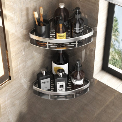 Metal Bathroom Shelves with Suction Cups