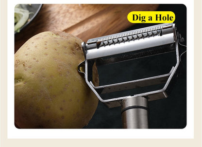 Simple Sharp Vegetable Peeler in Stainless Steel