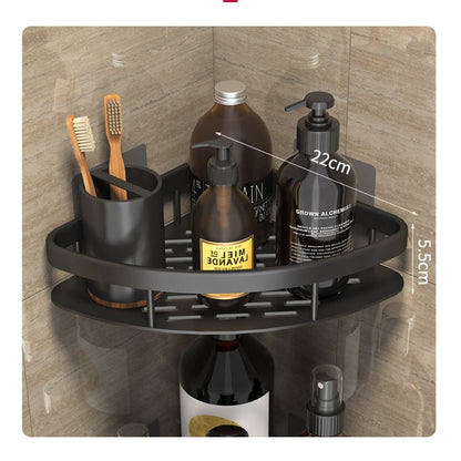 Metal Bathroom Shelves with Suction Cups