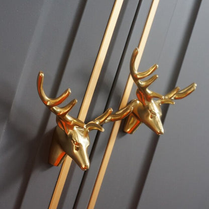 Retro Deer Door Handle in American Style