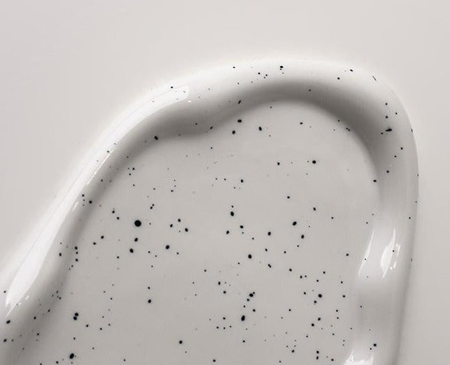 Cookies with Chrome-Plated Ceramic Serving Tray and Bowl Set