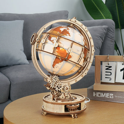 Luminous 3D Globe Puzzle