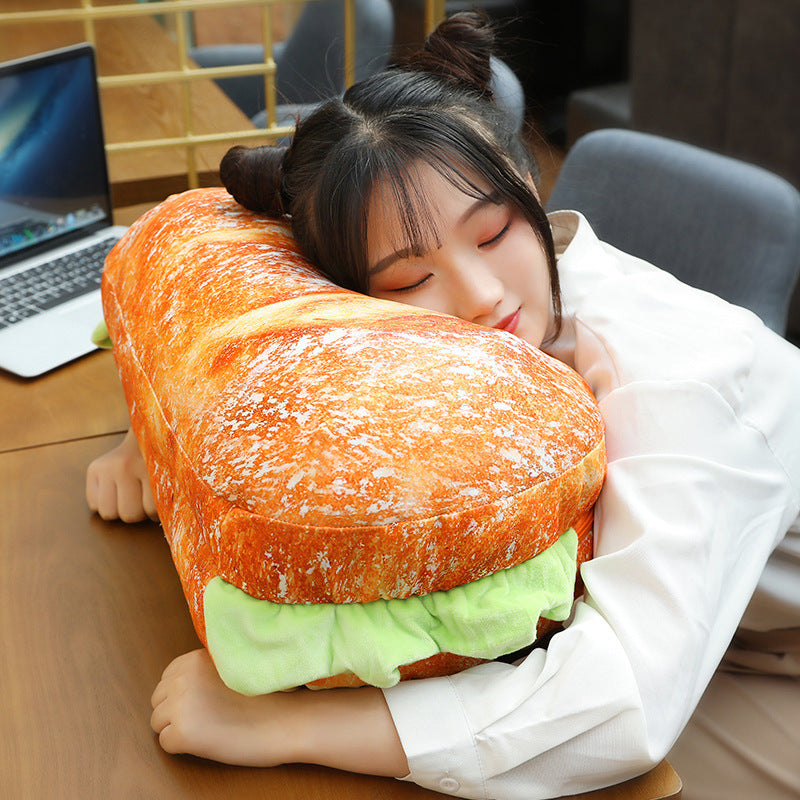 Deluxe Dual-Function Hamburger Comfort Cushion