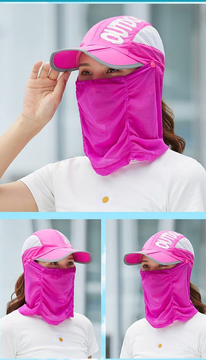 Breathable Summer Hat with UV Protection for Outdoor Use