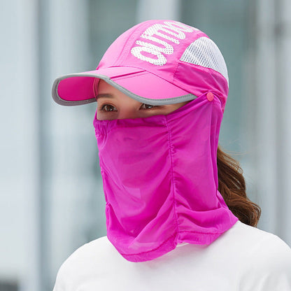 Breathable Summer Hat with UV Protection for Outdoor Use