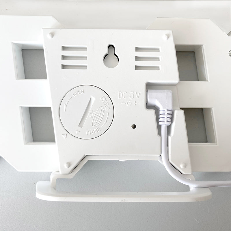 Sleek 3D LED Digital Alarm Clock for Effortless Timekeeping