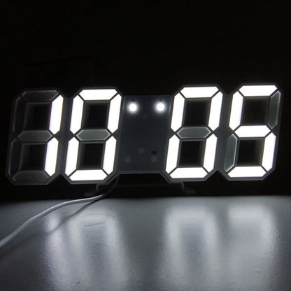 Sleek 3D LED Digital Alarm Clock for Effortless Timekeeping