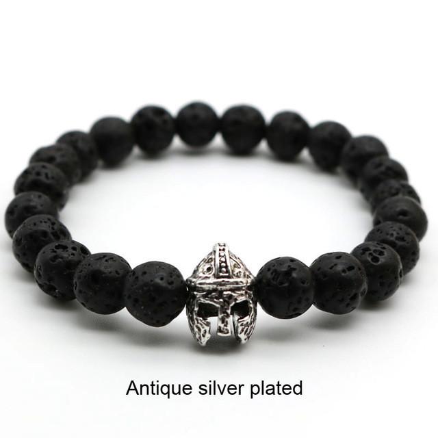 Gold-Plated Gladiator Bracelet in Antique Finish