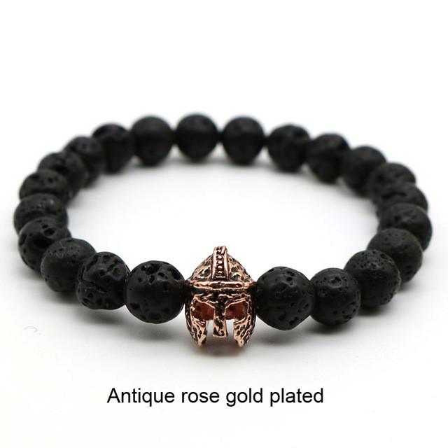 Gold-Plated Gladiator Bracelet in Antique Finish