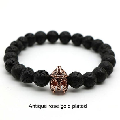 Gold-Plated Gladiator Bracelet in Antique Finish