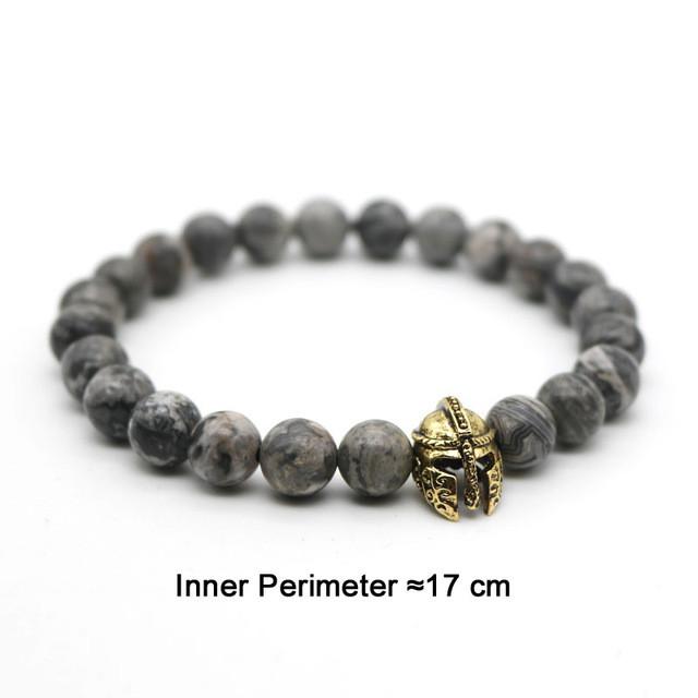 Gold-Plated Gladiator Bracelet in Antique Finish