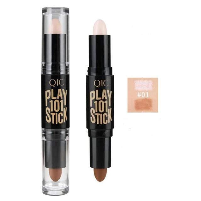 Double-Sided Contour Stick for Shaping and Highlighting