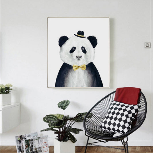 Canvas Art Print of Animal Sketches Depicting Human Figures