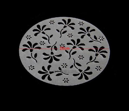4 Piece Cake Mold Stencil Set