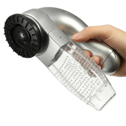 Wireless Pet Grooming Brush with Integrated Hair Vacuum
