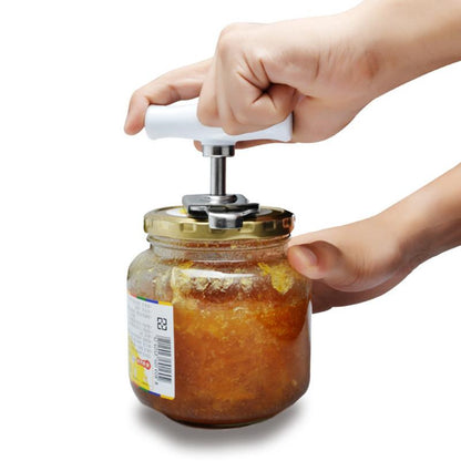 Versatile Can Opener with Adjustable Handle