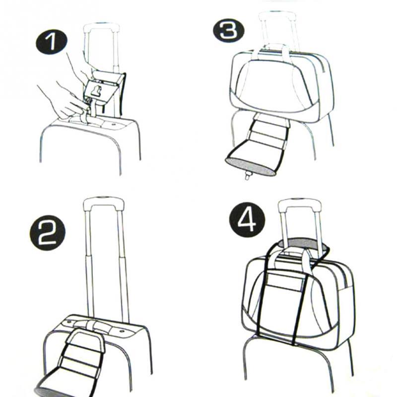 Elastic Bungee Strap for Adjustable Carry-On Luggage
