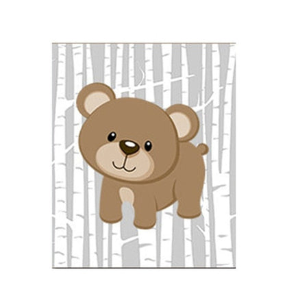 Canvas Artwork of Forest Animals for Wall Decor
