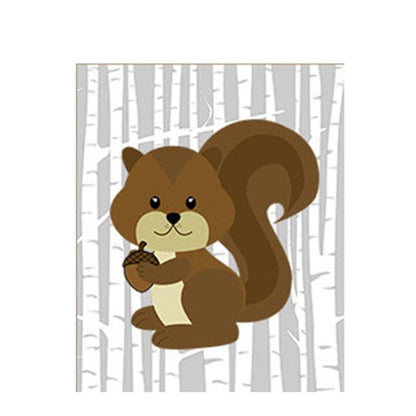 Canvas Artwork of Forest Animals for Wall Decor