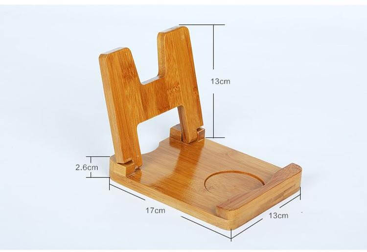 Foldable Wooden Pot Lid Holder and Cutting Board