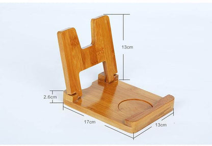 Foldable Wooden Pot Lid Holder and Cutting Board