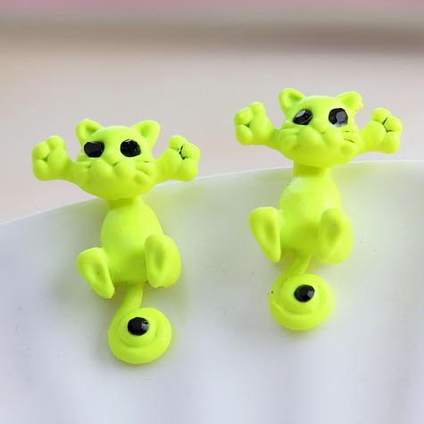 Stud Cat Earrings - Jewelry for Cat Lovers