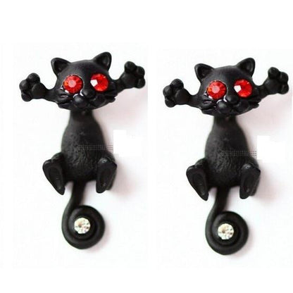Stud Cat Earrings - Jewelry for Cat Lovers