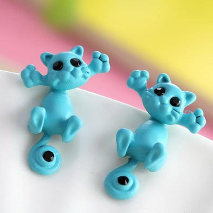 Stud Cat Earrings - Jewelry for Cat Lovers