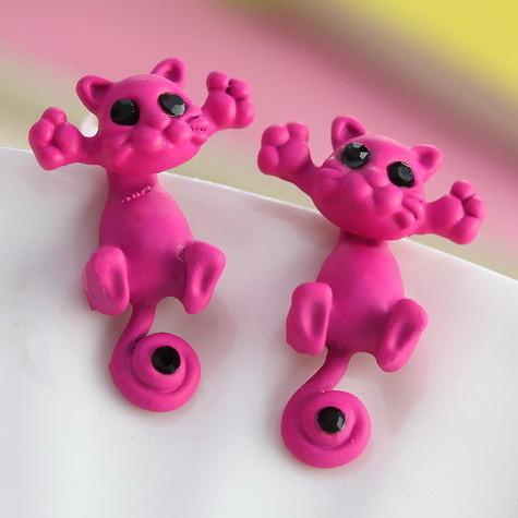 Stud Cat Earrings - Jewelry for Cat Lovers