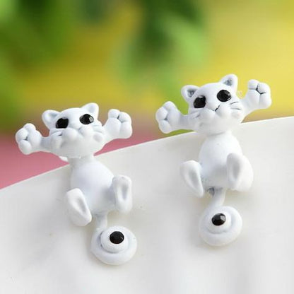 Stud Cat Earrings - Jewelry for Cat Lovers