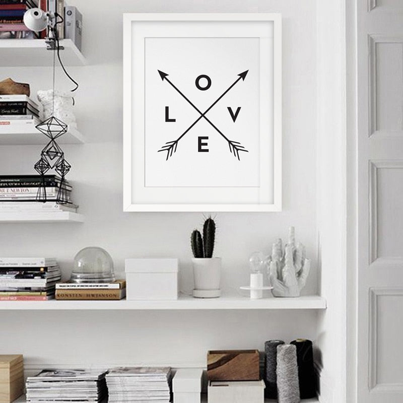 Canvas Wall Art Painting - Arrows of Affection