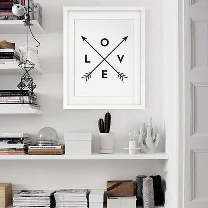 Canvas Wall Art Painting - Arrows of Affection