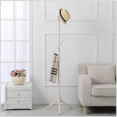 Vibrant 8-Hook Wooden Coat Rack for Modern Spaces
