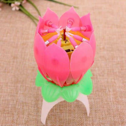 Lotus Flower Candle for Birthdays