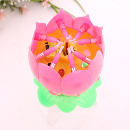 Lotus Flower Candle for Birthdays