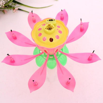 Lotus Flower Candle for Birthdays
