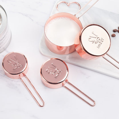 Rose Gold Measuring Tools Set in Stainless Steel