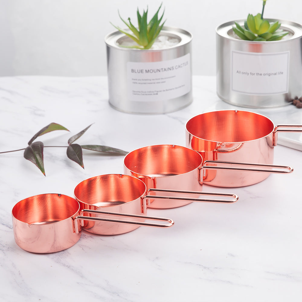 Rose Gold Measuring Tools Set in Stainless Steel