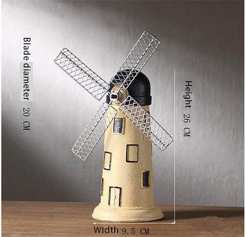 Charming Vintage Windmill Piggy Banks in 4 Colors