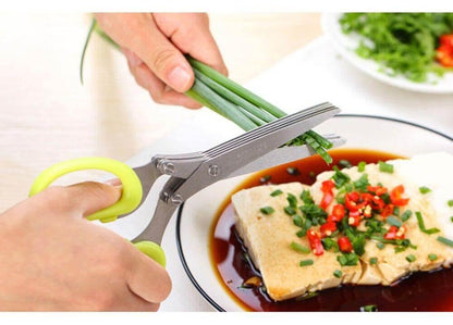 Versatile 5-Layer Stainless Steel Kitchen Shears