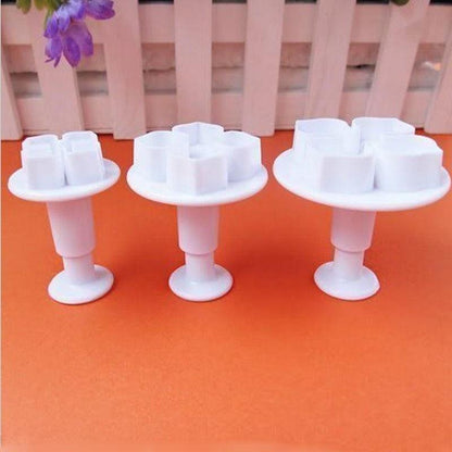 Floral Design Pastry Tool Kit - Set of 3 Sizes