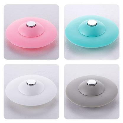 4 Pack Versatile Sink Stoppers for Drains