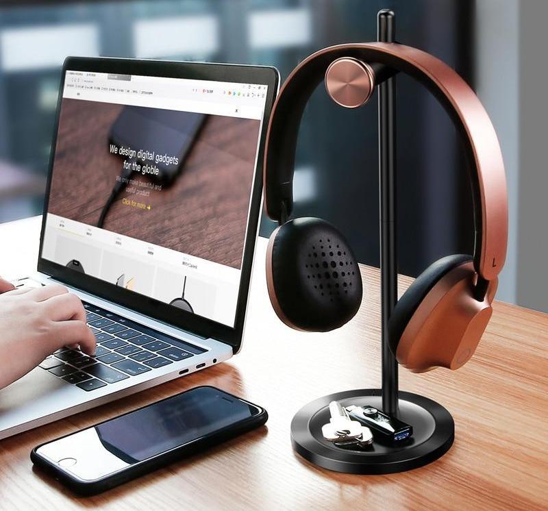 Adjustable Headphone Holder with Stand