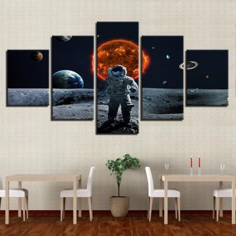 Canvas Wall Art of Astronaut in Space