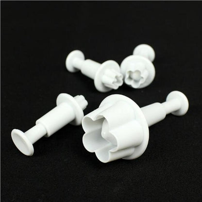 Plum Flower-Shaped Pastry Decorating Tools - Set of 4
