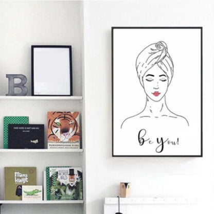 Canvas Wall Art Print - Be Yourself Design